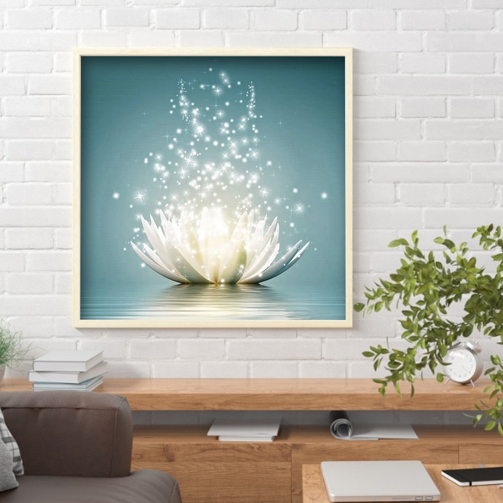 Lotus - Full Round Drill Diamond Painting 30*30CM