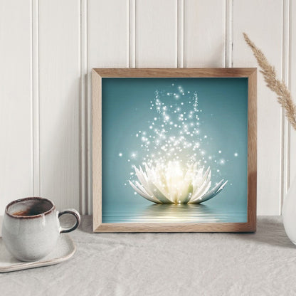 Lotus - Full Round Drill Diamond Painting 30*30CM