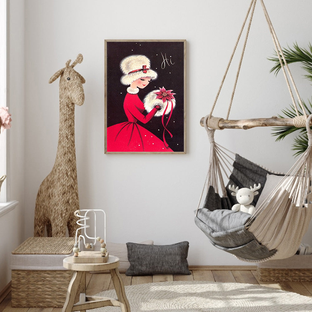 Girls - Full Round Drill Diamond Painting 30*40CM