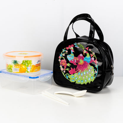 Diamond Painting Point Drill Lunch Bag Mosaic Embroidery Storage Container