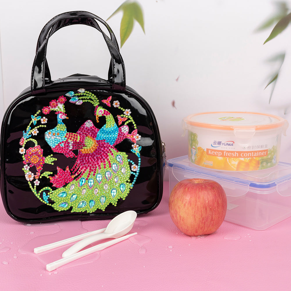 Diamond Painting Point Drill Lunch Bag Mosaic Embroidery Storage Container