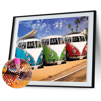 Car - Full Round Drill Diamond Painting 35*25CM