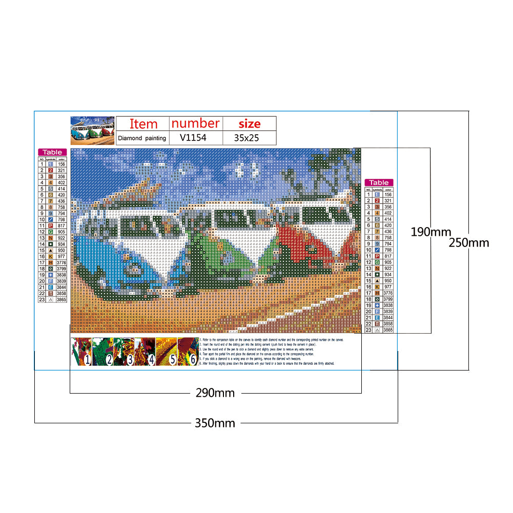 Car - Full Round Drill Diamond Painting 35*25CM