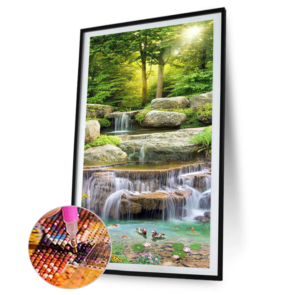 Nature Scenery - Full Round Drill Diamond Painting 40*80CM