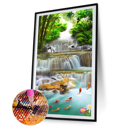 Nature Scenery - Full Round Drill Diamond Painting 40*80CM