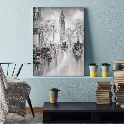 Oil Street - Full Round Drill Diamond Painting 30*40CM