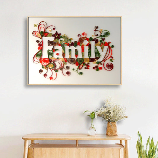 Family - Full Round Drill Diamond Painting 40*30CM