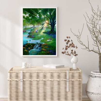 Grassland Horse - Full Round Drill Diamond Painting 40*50CM