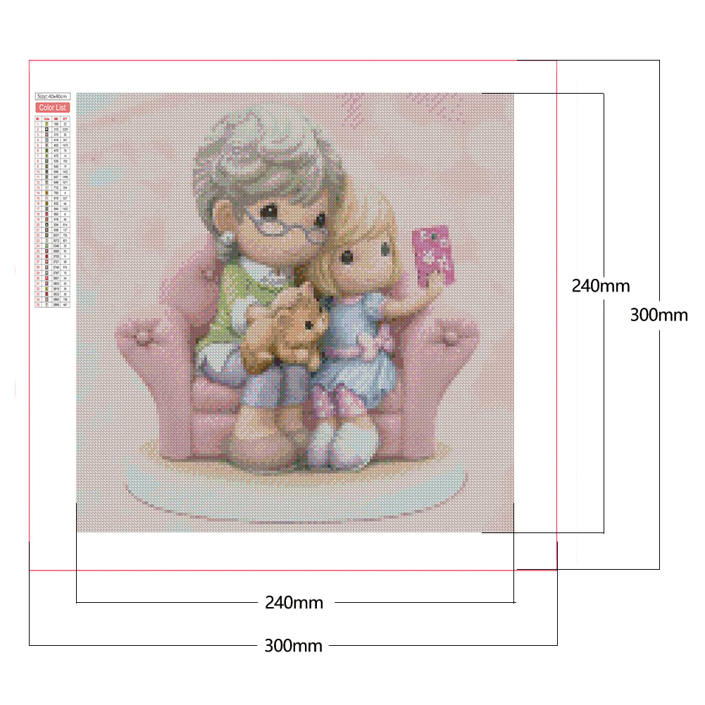 Character - Full Square Drill Diamond Painting 40*40CM