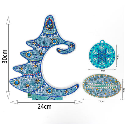 Crystal Christmas Tree Craft DIY Diamond Painting Kit Home Ornaments Gifts