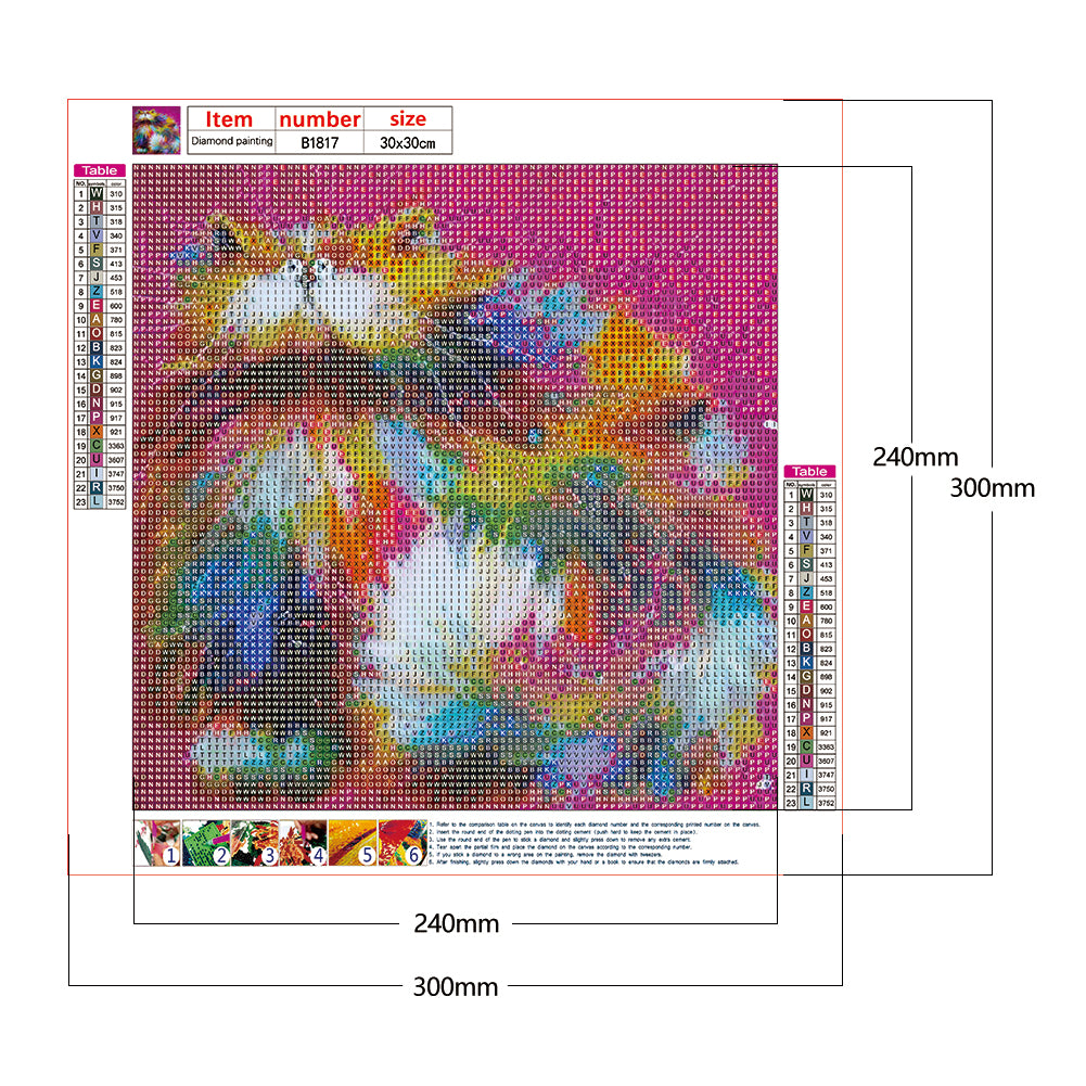 Cat - Full Round Drill Diamond Painting 30*30CM