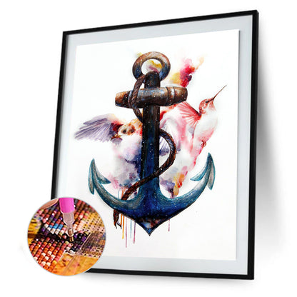 Ship Anchor - Full Round Drill Diamond Painting 30*40CM