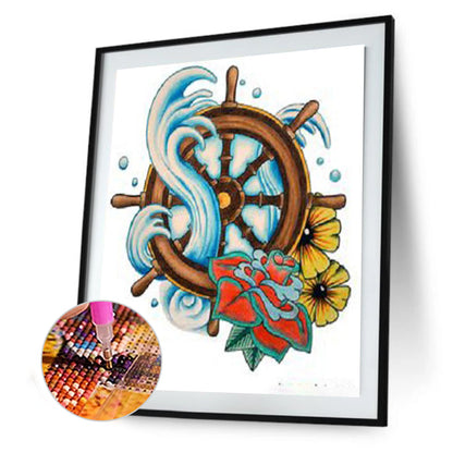 Boat - Full Round Drill Diamond Painting 30*40CM