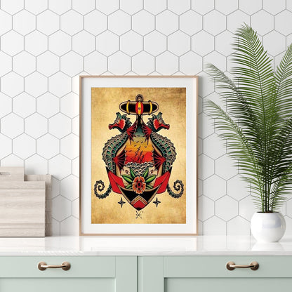 Boat - Full Round Drill Diamond Painting 30*40CM