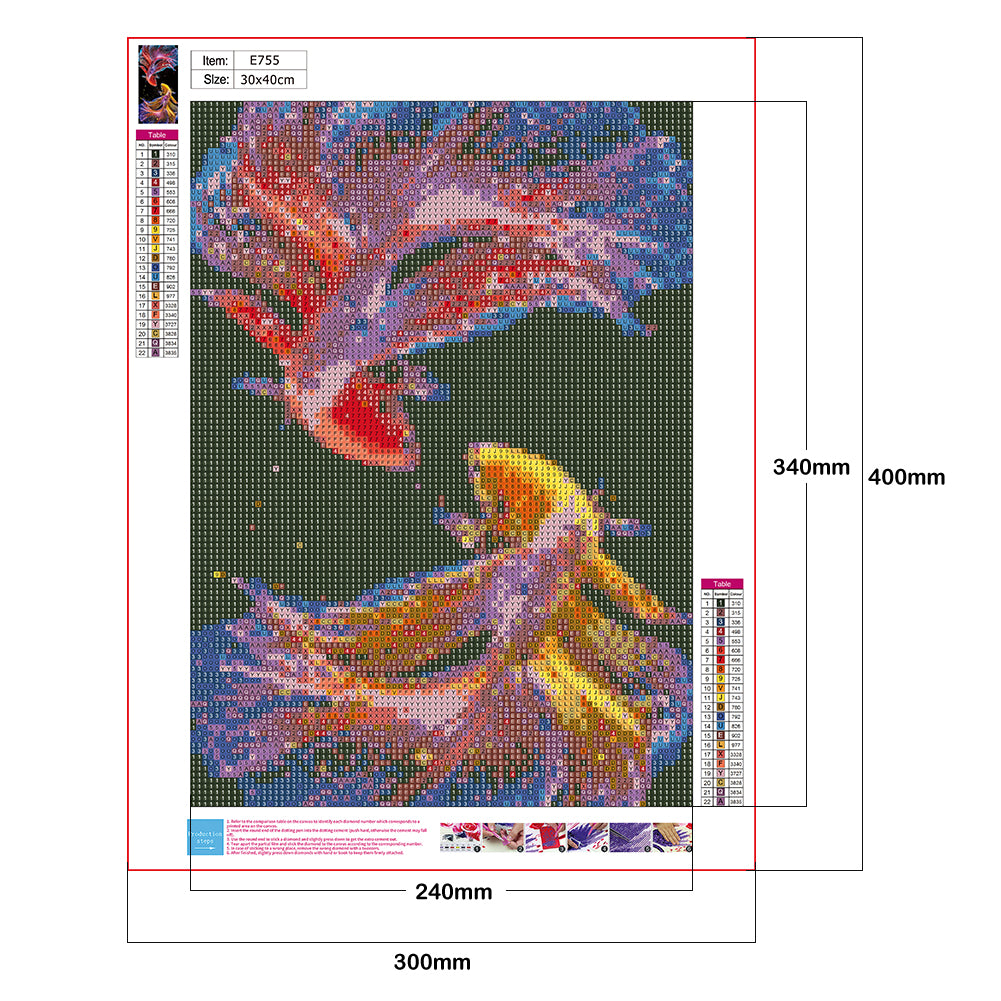 Goldfish - Full Round Drill Diamond Painting 30*40CM