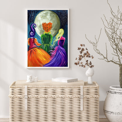 Three Back - Full Round Drill Diamond Painting 30*40CM