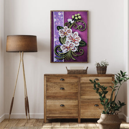 Flowers Plants - Special Shaped Drill Diamond Painting 30*40CM