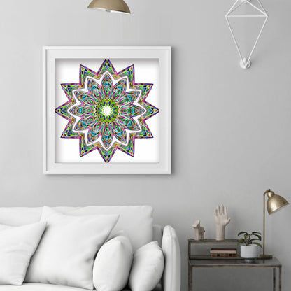 Datura - Full Round Drill Diamond Painting 40*40CM