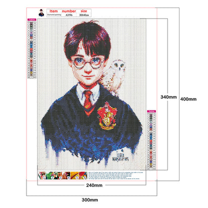 Magic School - Full Round Drill Diamond Painting 30*40CM