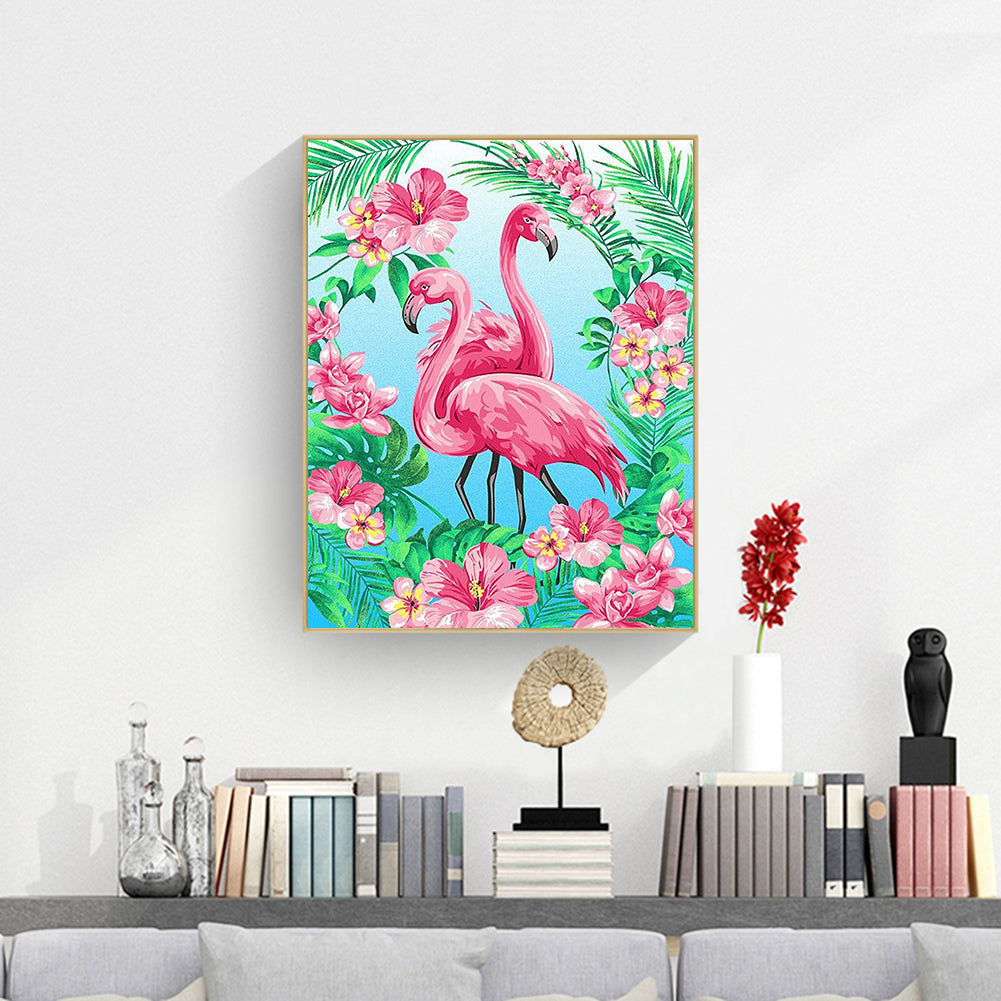 Flamingo - Full Round Drill Diamond Painting 30*40CM