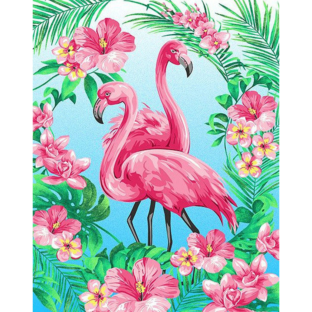 Flamingo - Full Round Drill Diamond Painting 30*40CM