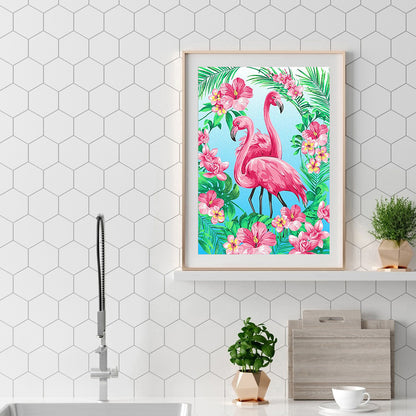 Flamingo - Full Round Drill Diamond Painting 30*40CM