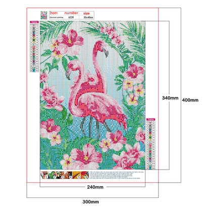Flamingo - Full Round Drill Diamond Painting 30*40CM