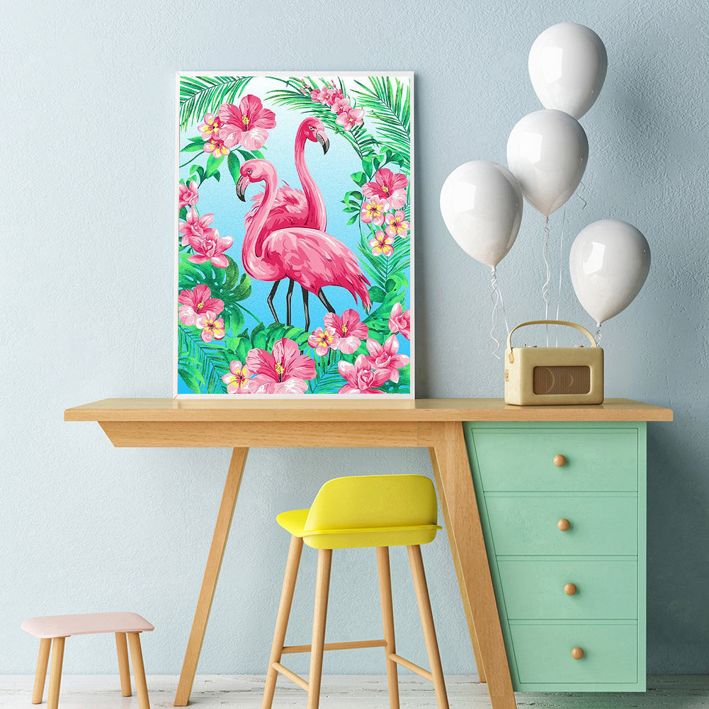 Flamingo - Full Round Drill Diamond Painting 30*40CM