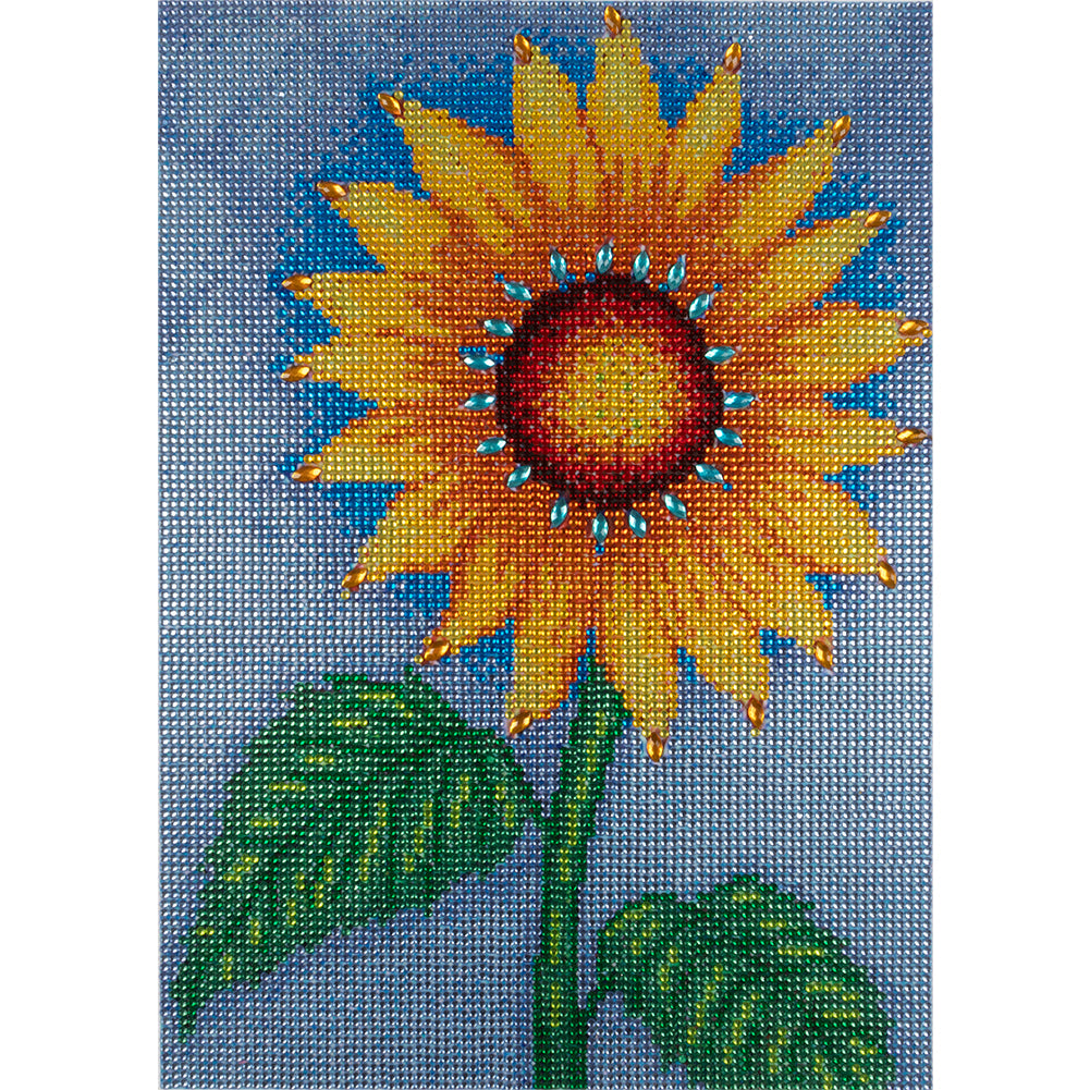 Sunflower - Special Shaped Drill Diamond Painting 30*40CM