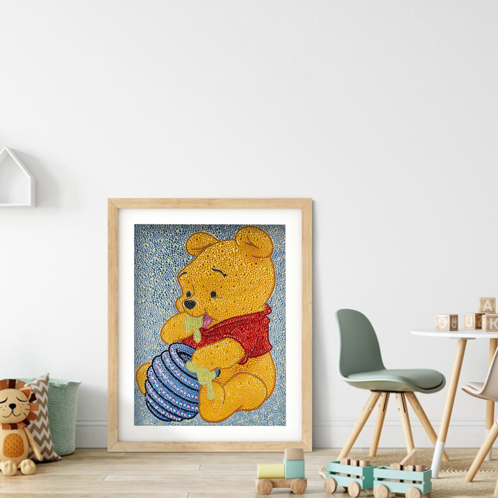 Bear - Special Shaped Drill Diamond Painting 30*40CM