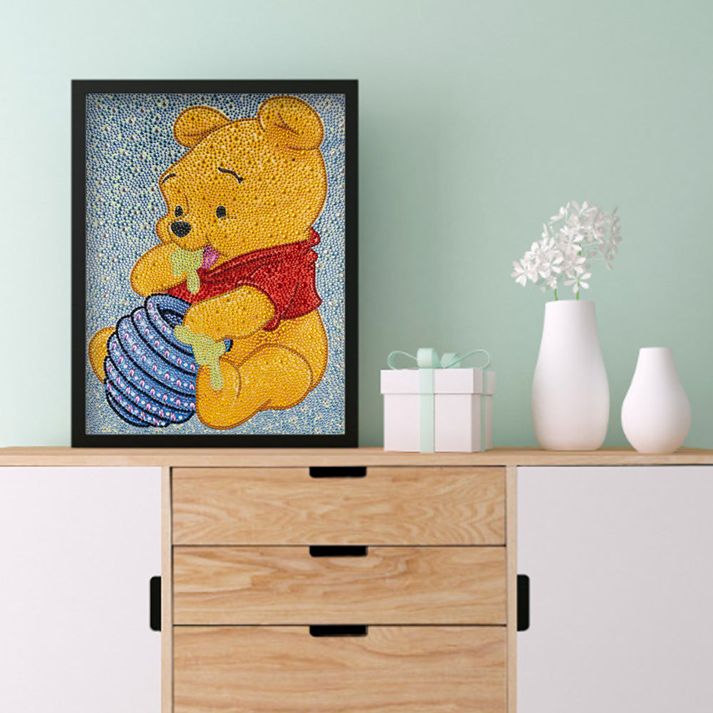 Bear - Special Shaped Drill Diamond Painting 30*40CM