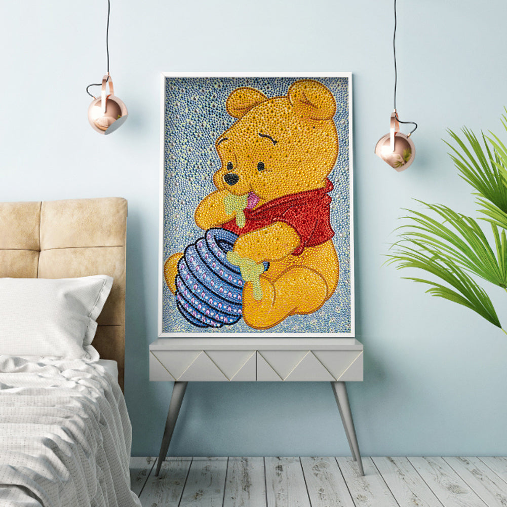 Bear - Special Shaped Drill Diamond Painting 30*40CM