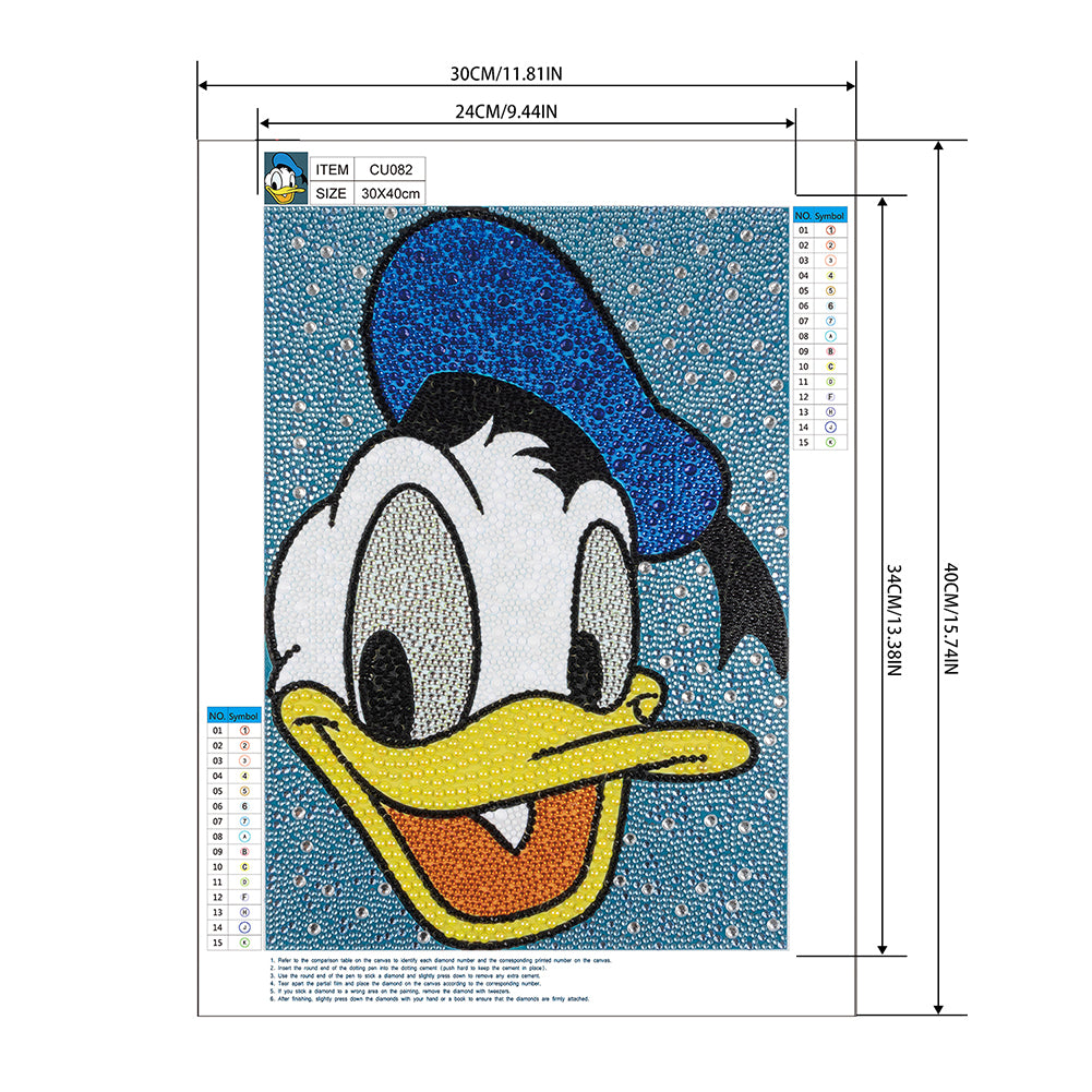 Duck - Special Shaped Drill Diamond Painting 30*40CM