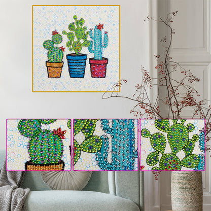 Cactus - Special Shaped Drill Diamond Painting 30*30CM