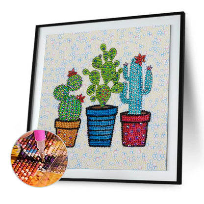 Cactus - Special Shaped Drill Diamond Painting 30*30CM