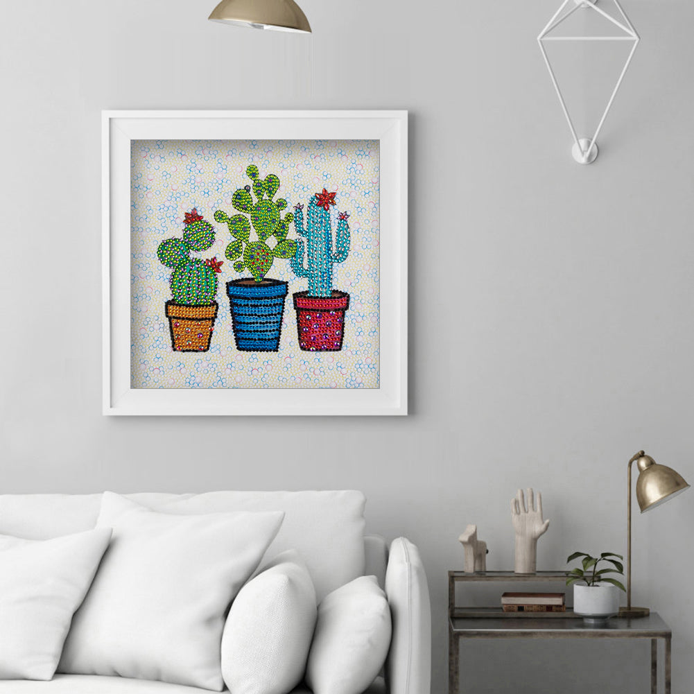 Cactus - Special Shaped Drill Diamond Painting 30*30CM