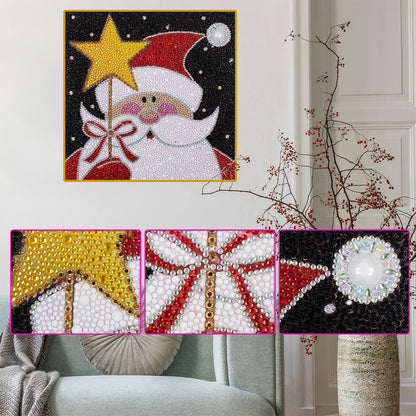 Santa Claus - Special Shaped Drill Diamond Painting 30*30CM