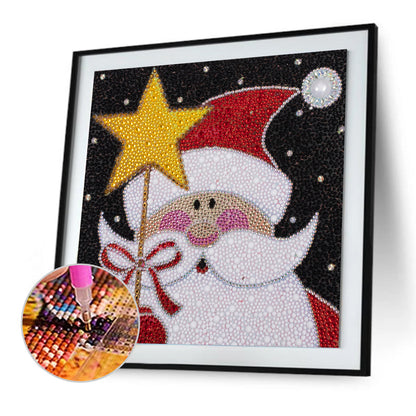 Santa Claus - Special Shaped Drill Diamond Painting 30*30CM