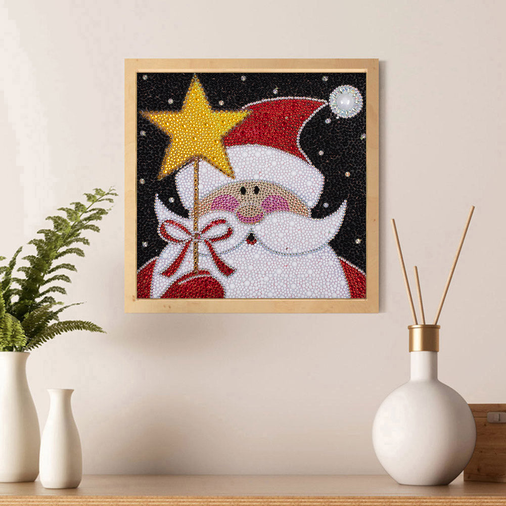 Santa Claus - Special Shaped Drill Diamond Painting 30*30CM