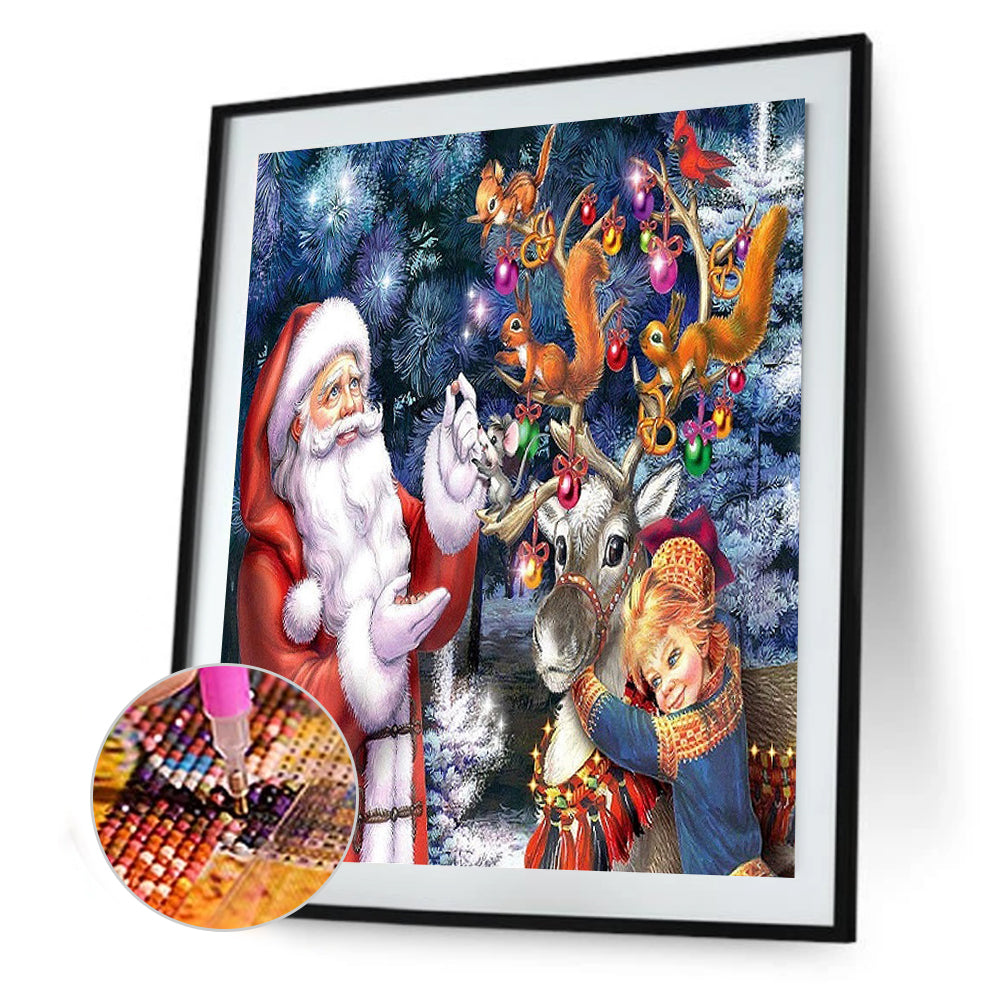 Christmas - Full Square Drill Diamond Painting 30*40CM