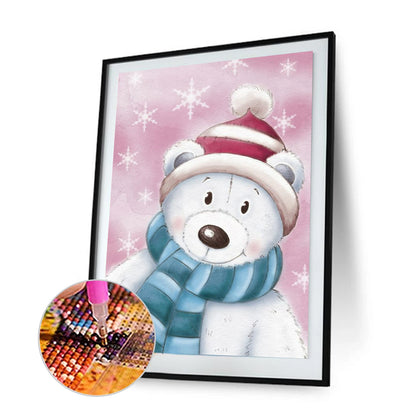 Polar Bear - Full Round Drill Diamond Painting 30*40CM