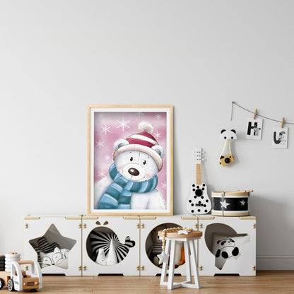 Polar Bear - Full Round Drill Diamond Painting 30*40CM