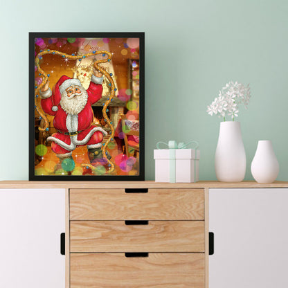 Santa Claus - Full Round Drill Diamond Painting 30*40CM