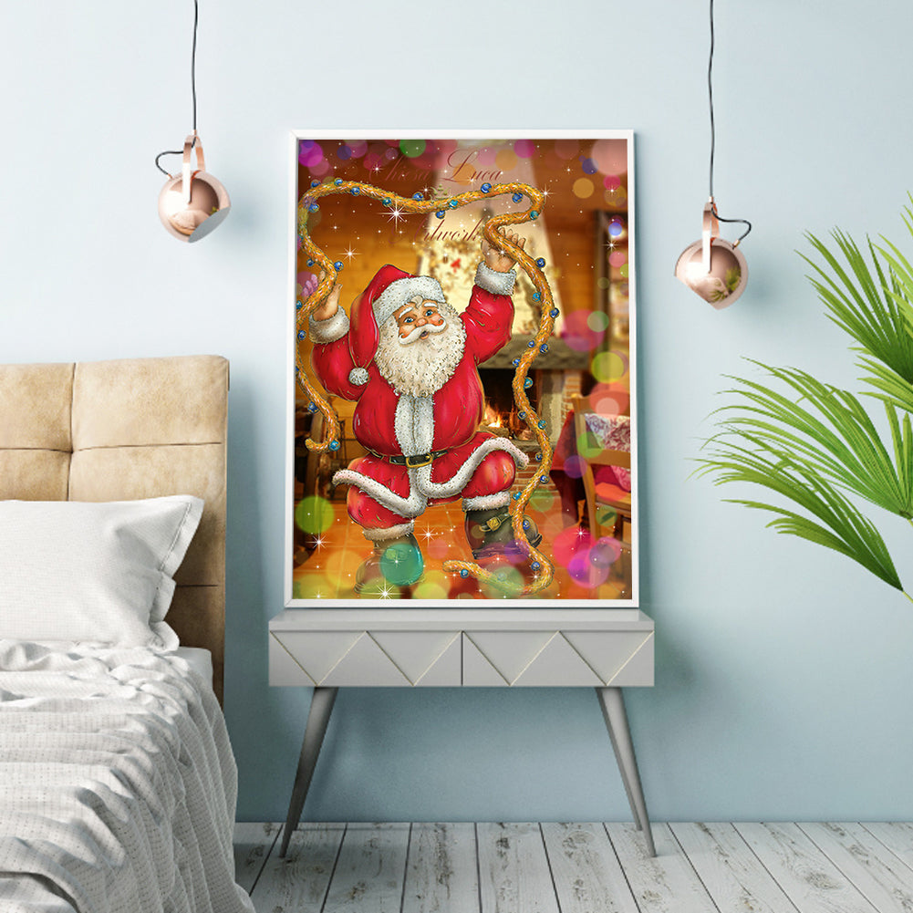 Santa Claus - Full Round Drill Diamond Painting 30*40CM