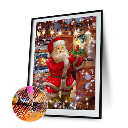 Santa Claus - Full Round Drill Diamond Painting 30*40CM