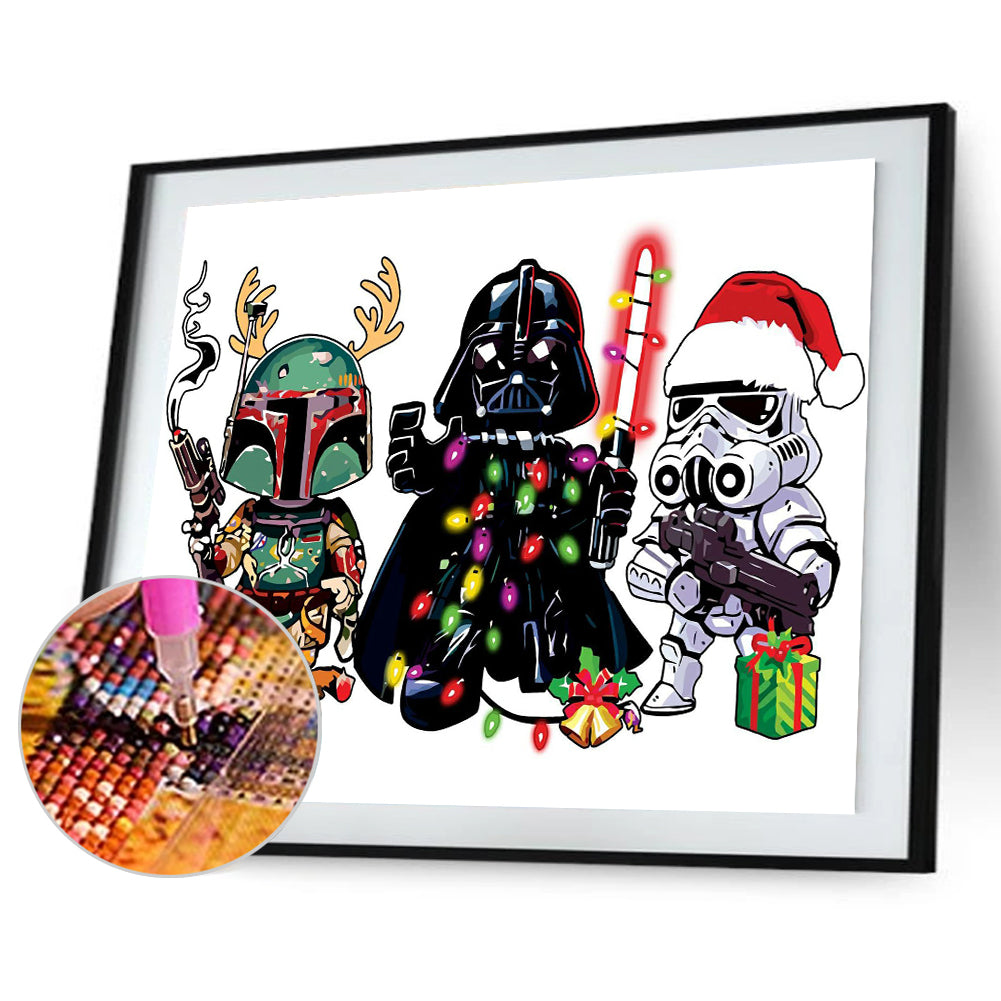 Star Wars - Full Round Drill Diamond Painting 40*30CM