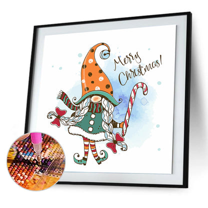 Cartoon Santa - Full Round Drill Diamond Painting 30*30CM