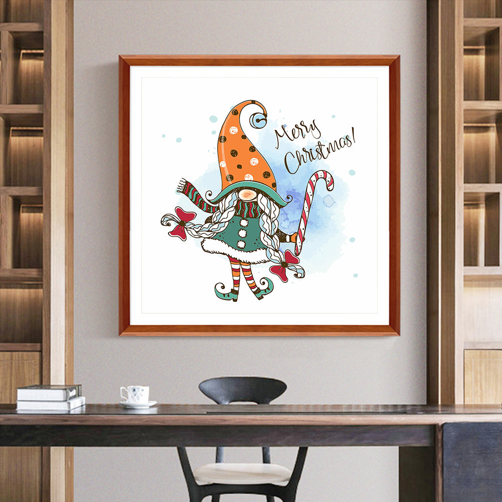 Cartoon Santa - Full Round Drill Diamond Painting 30*30CM