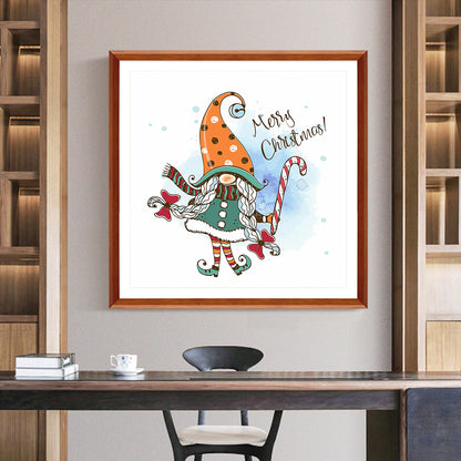 Cartoon Santa - Full Round Drill Diamond Painting 30*30CM
