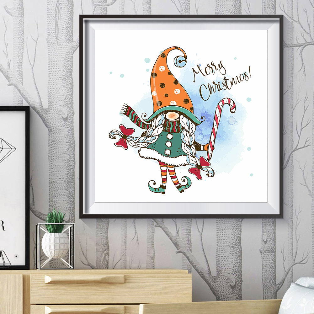 Cartoon Santa - Full Round Drill Diamond Painting 30*30CM